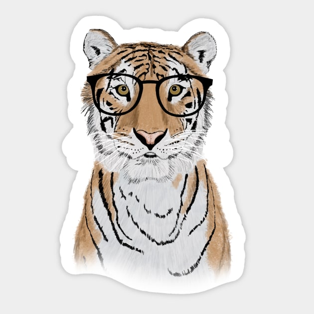 Clever Tiger - Apparel Sticker by fernandaschallen